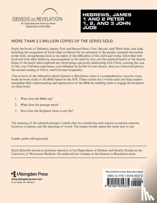 Schoville, Keith - Genesis to Revelation: Hebrews, James, 1-2 Peter, 1,2,3 John