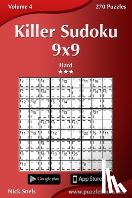Snels, Nick - Killer Sudoku 9x9 - Hard - Volume 4 - 270 Puzzles