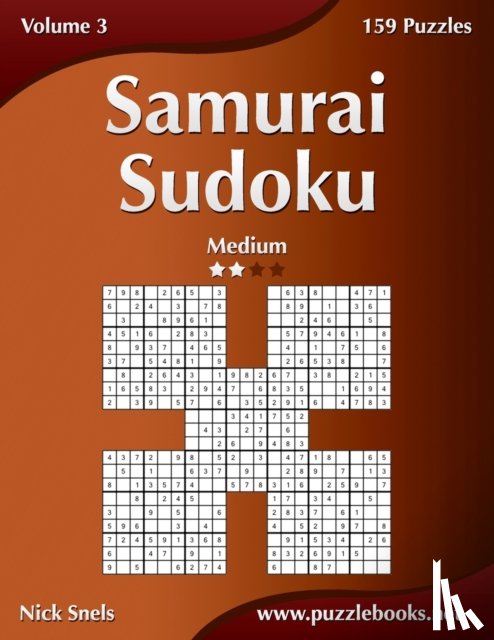 Snels, Nick - Samurai Sudoku - Medium - Volume 3 - 159 Puzzles