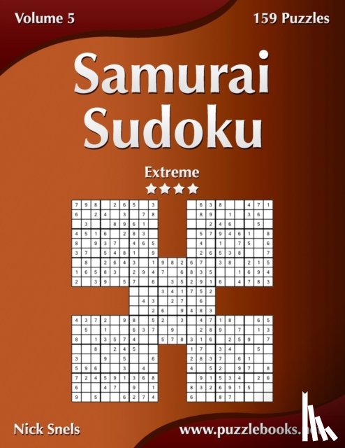 Snels, Nick - Samurai Sudoku - Extreme - Volume 5 - 159 Puzzles