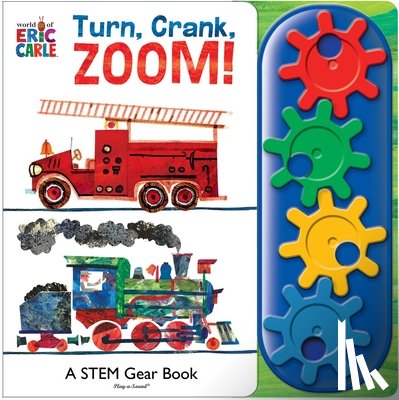 Kids, P I - Eric Carle Turn Crank Zoom Go Go Gear Book