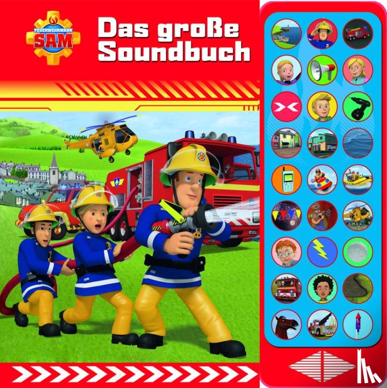  - Feuerwehrmann Sam - Das große Soundbuch - 27-Button-Soundbuch mit 24 Seiten für Kinder ab 3 Jahren