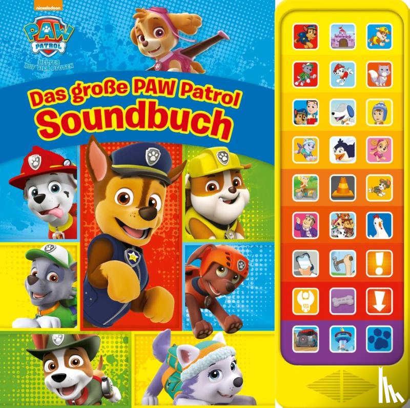  - Das große PAW Patrol Soundbuch - 27-Button-Soundbuch mit 24 Seiten für Kinder ab 3 Jahren