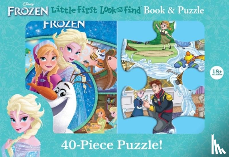 Kids, P I - Frozen Little My First Look & Find Shaped Puzzle