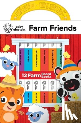 Kids, P I - Baby Einstein Farm Friends 12 Board Books My First Library