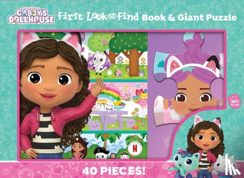 Kids, P I - Gabby First Look & Find Book & Giant Puzzle