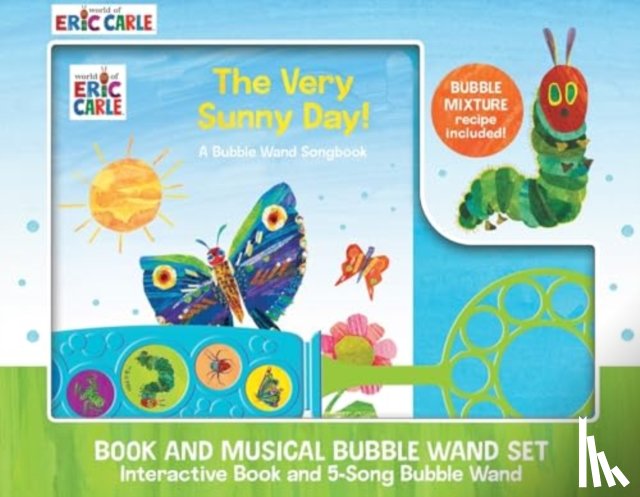 Kids, P I - Eric Carl Bubble Wand Songbook Very Sunny Day Sound Book Set