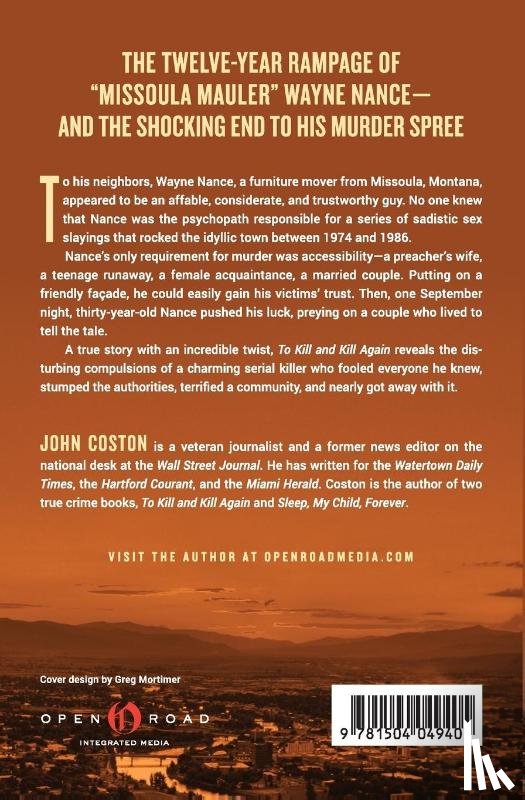 Coston, John - To Kill and Kill Again