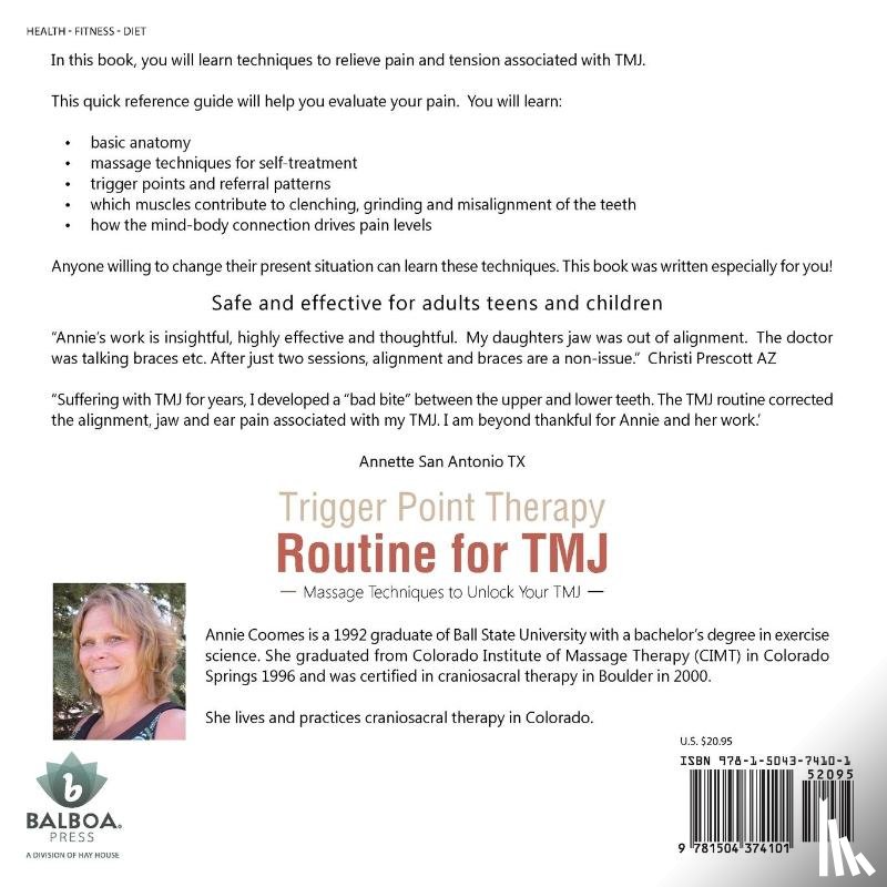 Coomes Lmt Cst, Annie - Trigger Point Therapy Routine for TMJ