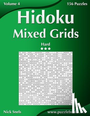 Snels, Nick - Hidoku Mixed Grids - Hard - Volume 4 - 156 Logic Puzzles
