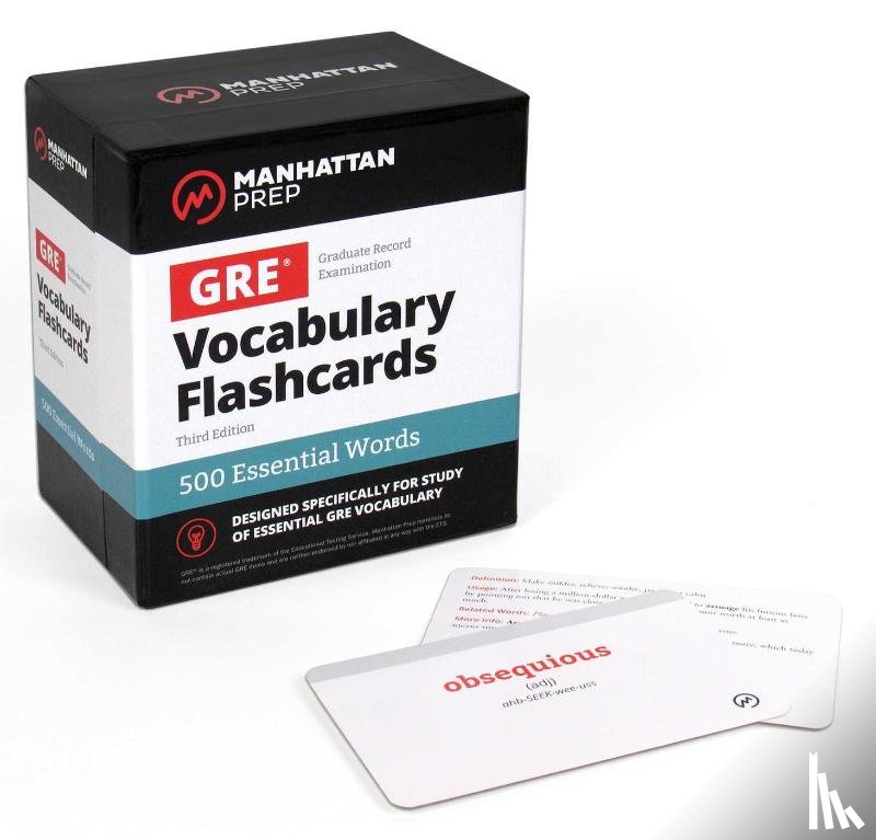 Manhattan Prep - 500 Essential Words: GRE Vocabulary Flashcards Including Definitions, Usage Notes, Related Words, and Etymology