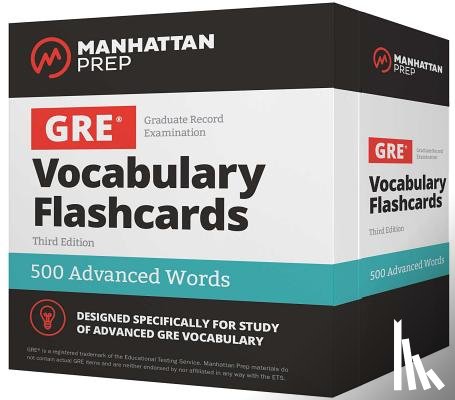 Manhattan Prep - 500 Advanced Words: GRE Vocabulary Flashcards