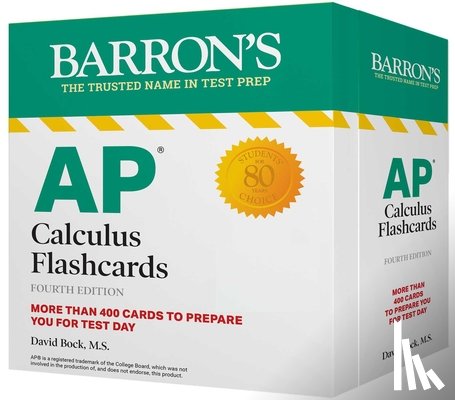 Barron's Educational Series - AP Calculus Flashcards, Fourth Edition: Up-To-Date Review and Practice + Sorting Ring for Custom Study
