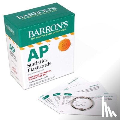 Sternstein, Martin - AP Statistics Flashcards, Fourth Edition: Up-To-Date Practice + Sorting Ring for Custom Study