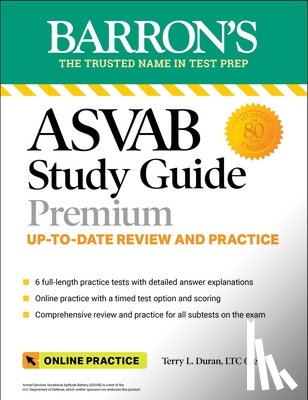 Barron's Educational Series - ASVAB SG PREMIUM 6 PRACT TESTS