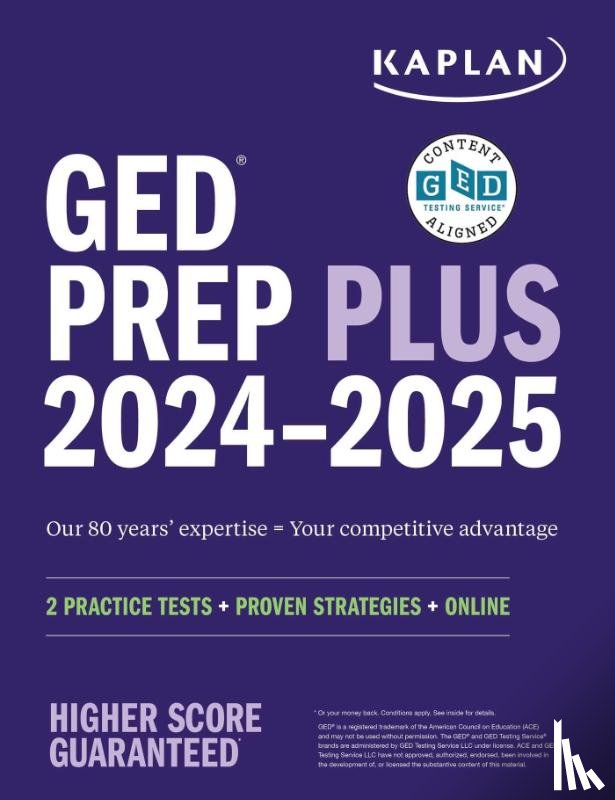 Van Slyke, Caren - GED Test Prep Plus 2024-2025: Includes 2 Full Length Practice Tests, 1000+ Practice Questions, and 60+ Online Videos