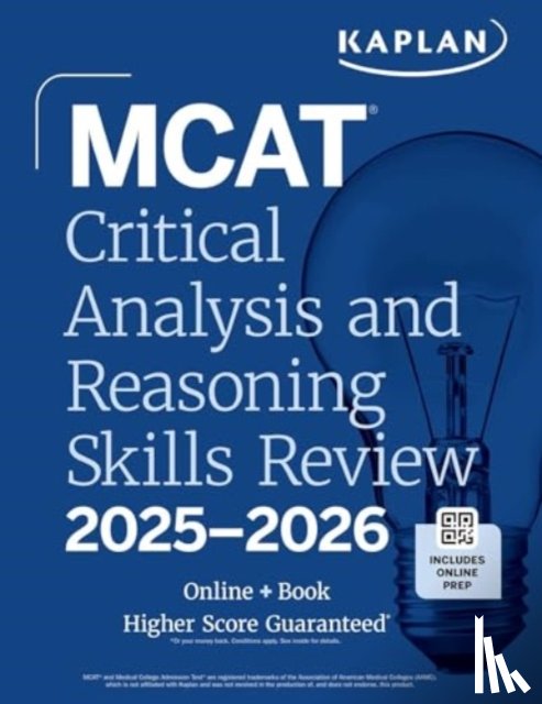 Kaplan Test Prep - MCAT Critical Analysis and Reasoning Skills Review 2025-2026