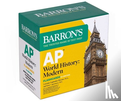 Barron's Educational Series, Lupinskie-Huvane, Lorraine, Caporusso, Kate - AP World History: Modern Flashcards, Sixth Edition