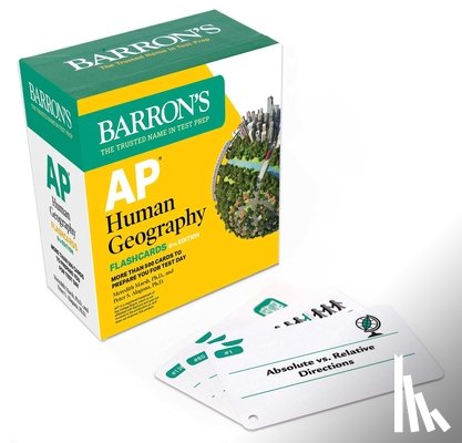 Barron's Educational Series, Marsh, Meredith, Alagona, Peter S. - AP Human Geography Flashcards, Sixth Edition: Up-to-Date Review