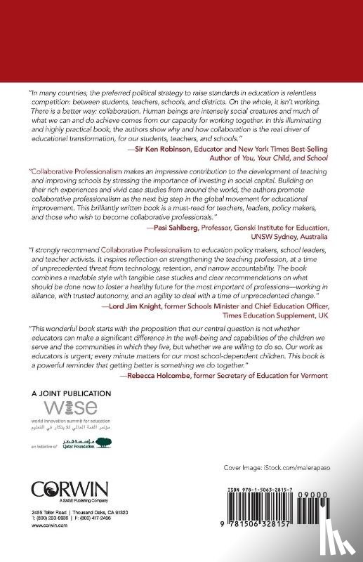 Hargreaves, Andy, O'Connor, Michael T. - Collaborative Professionalism