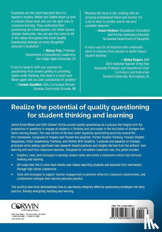 Walsh, Jackie A., Sattes, Elizabeth D. - Quality Questioning
