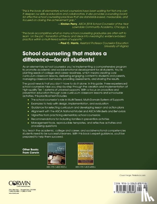 Hatch, Trish, Duarte, Danielle, De Gregorio, Lisa K. - Hatching Results for Elementary School Counseling