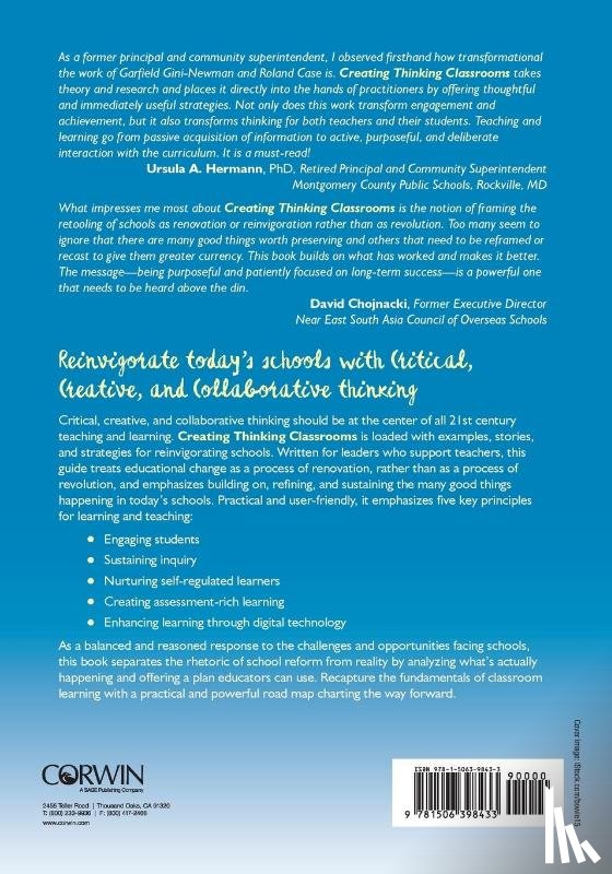 Gini-Newman, Garfield, Case, Roland - Creating Thinking Classrooms