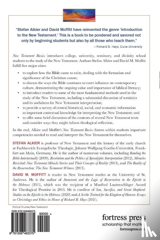 Alkier, Stefan, Moffitt, David M. - New Testament Basics