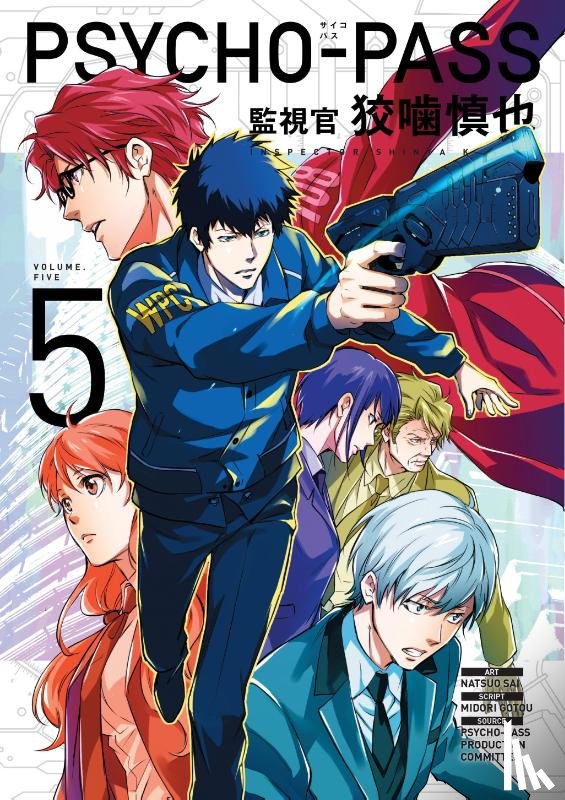 Gotou, Midori, Sai, Natsuo, Psycho-Pass Producti - Psycho-Pass: Inspector Shinya Kogami Volume 5
