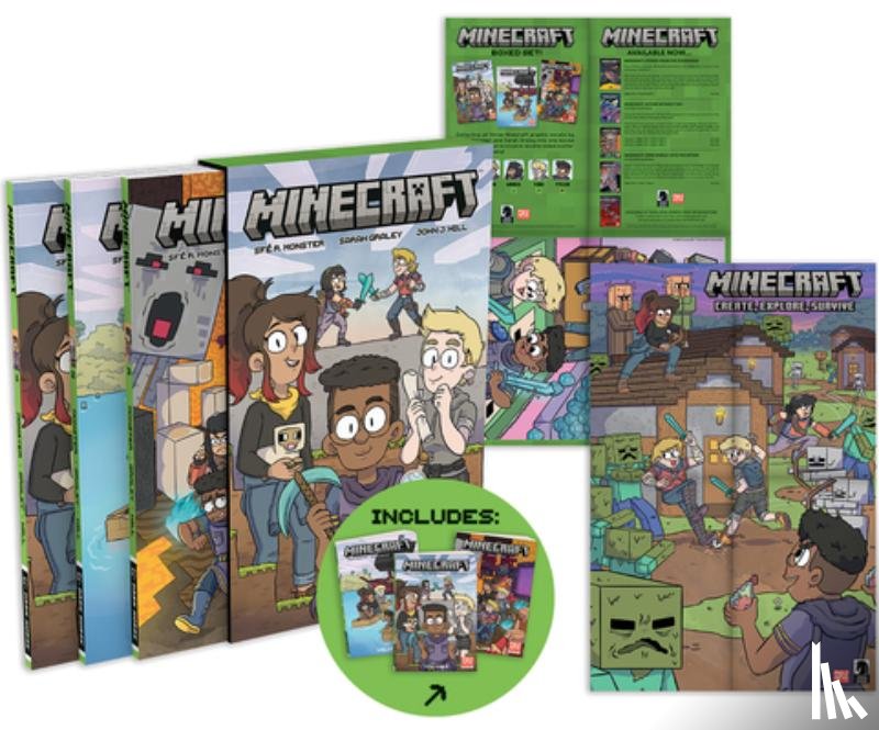 Monster, Sfe R., Graley, Sarah - Minecraft Boxed Set (Graphic Novels)