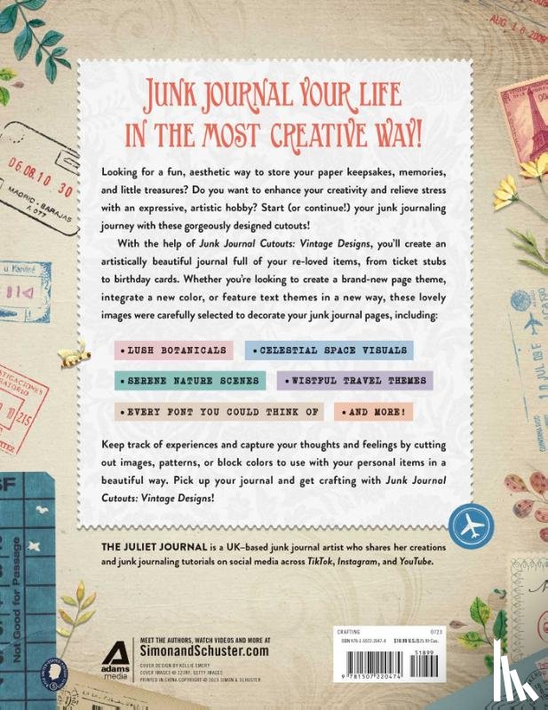 The Juliet Journal - Junk Journal Cutouts: Vintage Designs