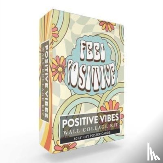 Adams Media - Positive Vibes Wall Collage Kit