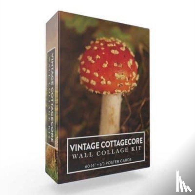 Adams Media - Vintage Cottagecore Wall Collage Kit