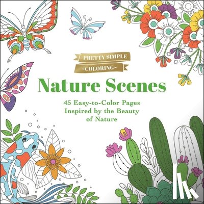 Adams Media - Pretty Simple Coloring: Nature Scenes