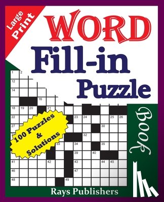 Jaja Media - Large Print Word Fill-in Puzzle book