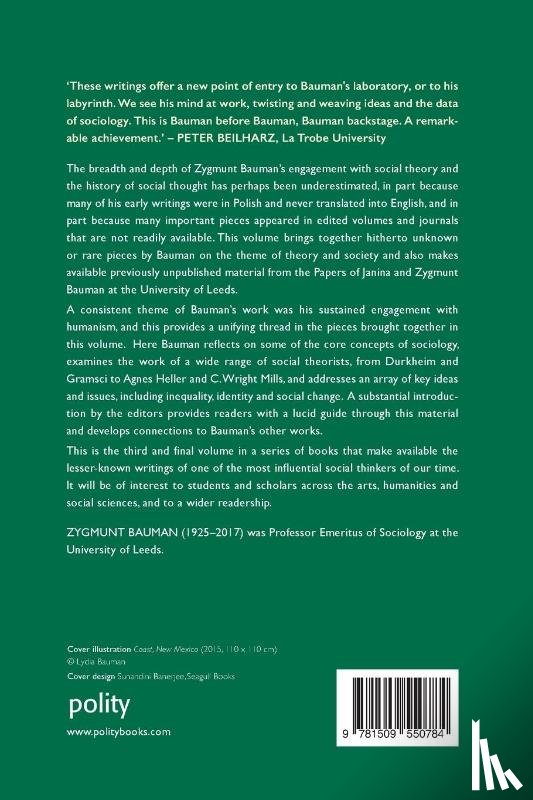 Bauman, Zygmunt (Universities of Leeds and Warsaw) - Theory and Society