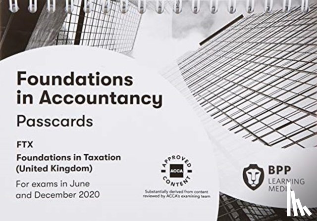 BPP Learning Media - FIA Foundations in Taxation FTX FA2019