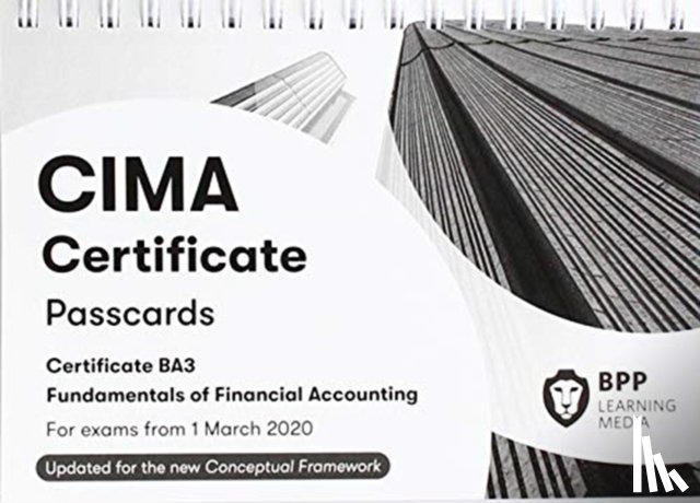 BPP Learning Media - CIMA BA3 Fundamentals of Financial Accounting