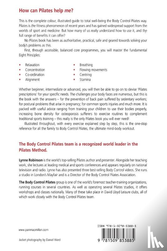 Robinson, Lynne, Thomson, Gordon, Fisher, Helge, Knox, Jacqueline - Official Body Control Pilates Manual