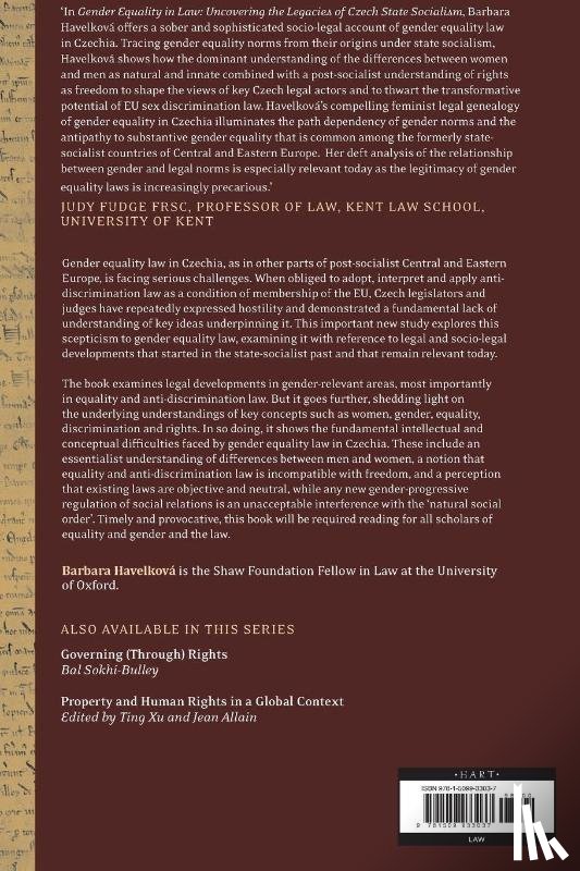Havelkova, Barbara - Gender Equality in Law