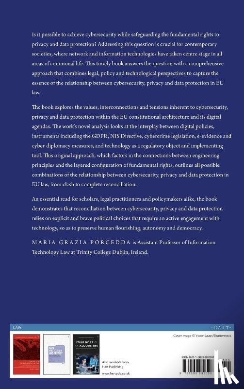 Porcedda, Dr Maria Grazia (Trinity College Dublin - Cybersecurity, Privacy and Data Protection in EU Law