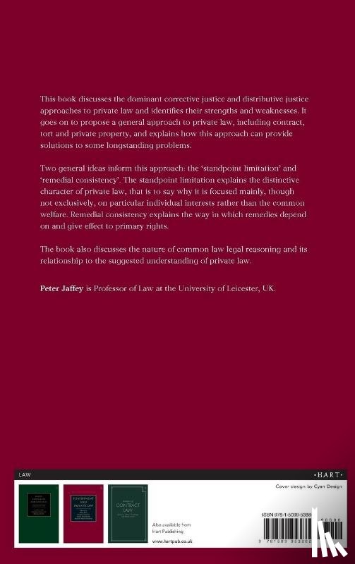 Jaffey, Peter (University of Leicester - Justice in Private Law