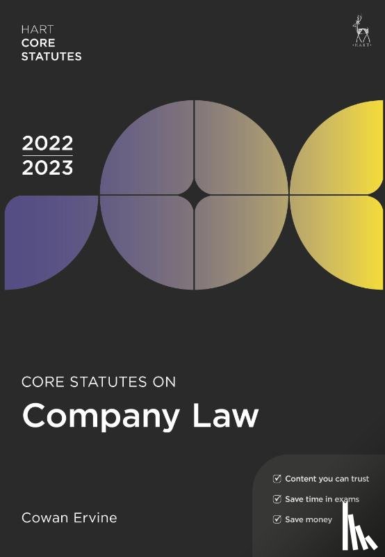 Ervine, Cowan (Dundee Law School - Core Statutes on Company Law 2022-23