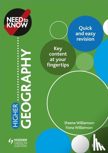 Williamson, Sheena, Williamson, Fiona - Need to Know: Higher Geography