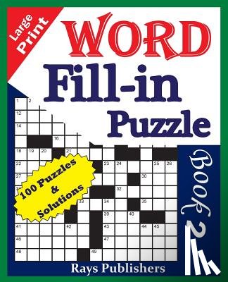 Jaja Media - Large Print Word Fill-in Puzzle book 2