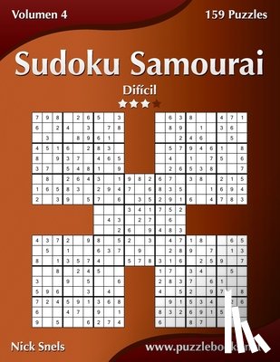 Snels, Nick - Sudoku Samurai - Dificil - Volumen 4 - 159 Puzzles