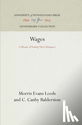 Leeds, Morris Evans, Balderston, C. Canby - Wages