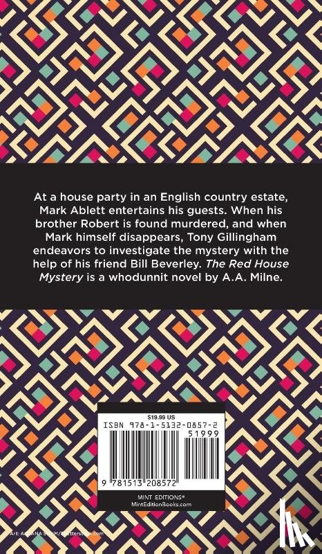 Milne, A. A. - The Red House Mystery