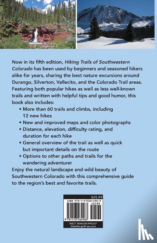 Peel, John, Pixler, Paul - Hiking Trails of Southwestern Colorado, Fifth Edition
