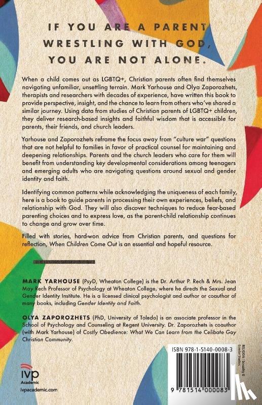 Yarhouse, Mark A., Zaporozhets, Olya - When Children Come Out – A Guide for Christian Parents
